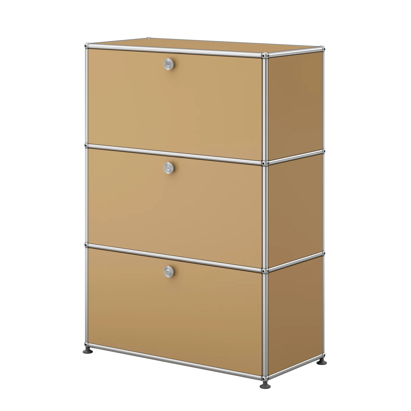 USM Haller Highboard M mit drei Klapptüren in Beige | Beige