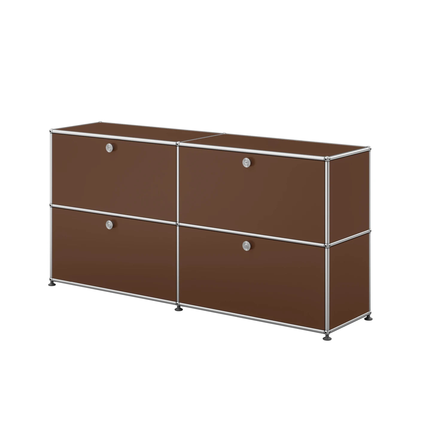 USM SIdeboard L (geschlossen) in | Braun / Vier Klapptüren