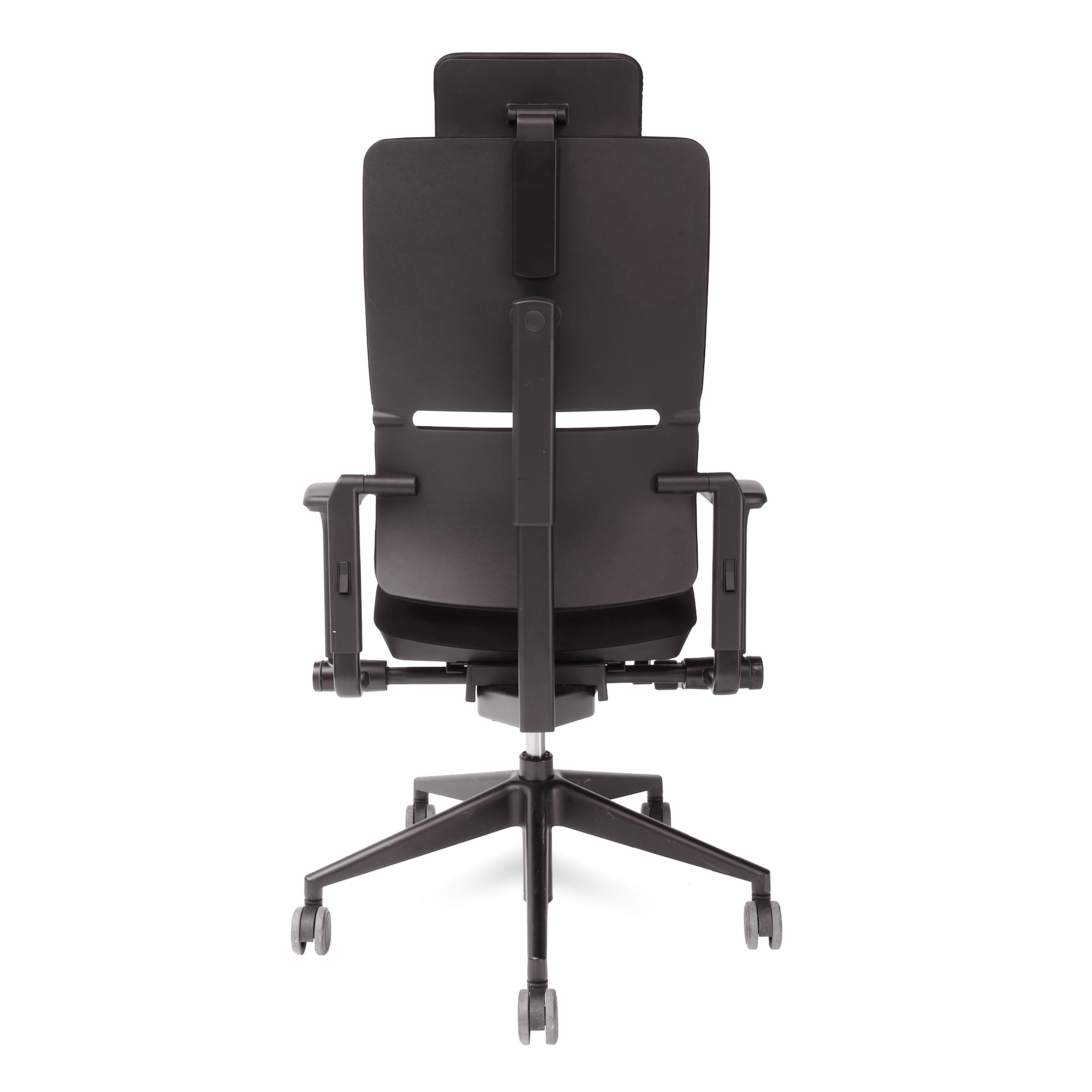 Steelcase Please Black Edition mit Kopfstütze von hinten | mit Kopfstütze