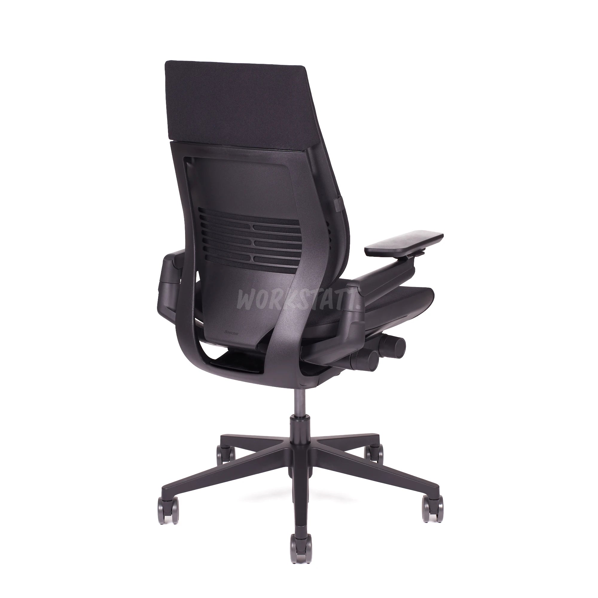 Steelcase Gesture Bürostuhl Black Edition von Workstatt Rückseite | ohne Kopfstütze