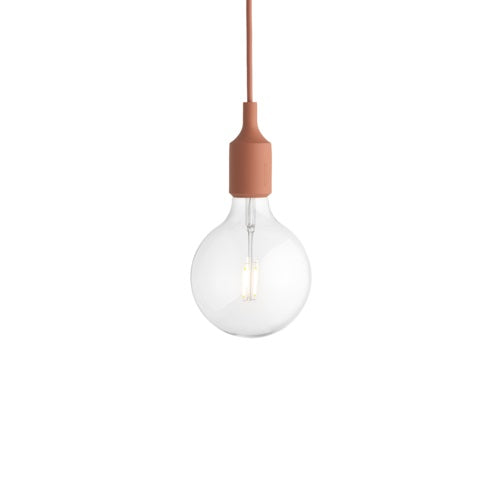 Muuto E27 Pendelleuchte in Teracotta | Terracotta